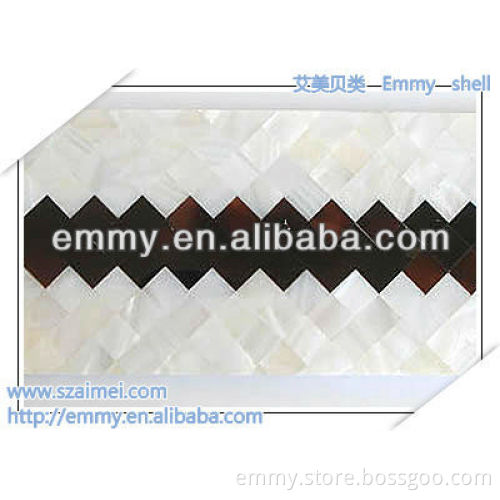 Natural seashell mosaic tile interior wall tile